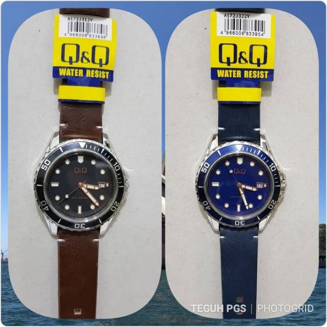 Arloji Jam Tangan Pria Q&Q QnQ QQ Asli Ori Original A172 A172J