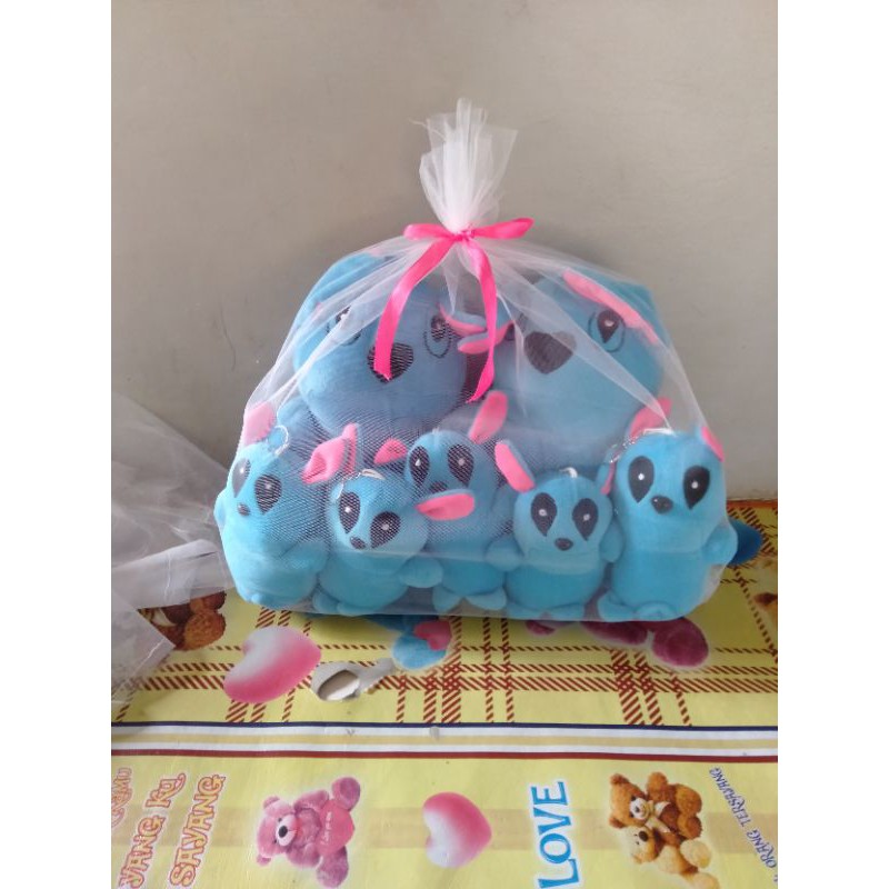 BONEKA STITCH BERANAK 2INDUK 5ANAK