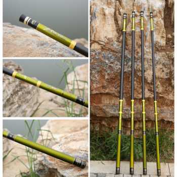 Joran Pancing Tegek Pole Carbon Fishing Rod 4.5 Meter - NH883