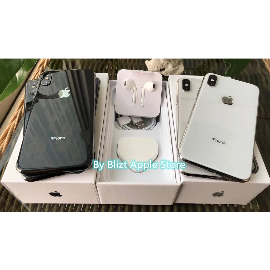 iPhone X 256GB All Sim Silent Fullset Original Second Like new Mulus100%  3utools All Green (Garansi 1 Tahun)