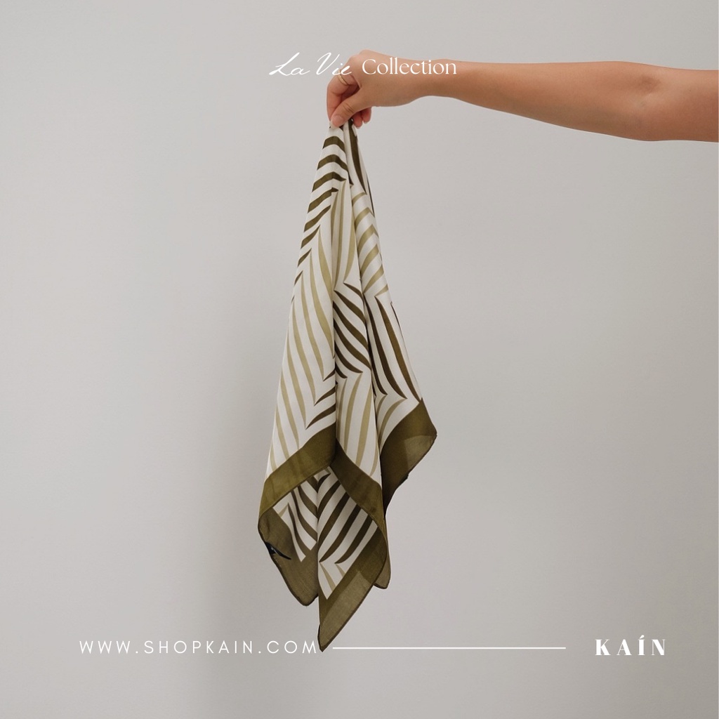 SHOPKAIN PALM scarf in Pear - LA VIE  Collection