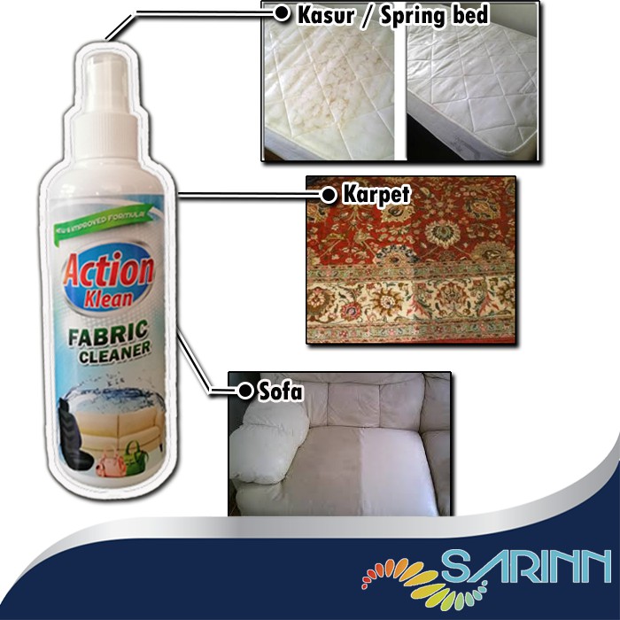 S03 ACTION KLEAN PEMBERSIH KASUR SPRING BED PEMBERSIH KARPET SOFA PEMBERSIH KURSI FURNITURE BANTAL