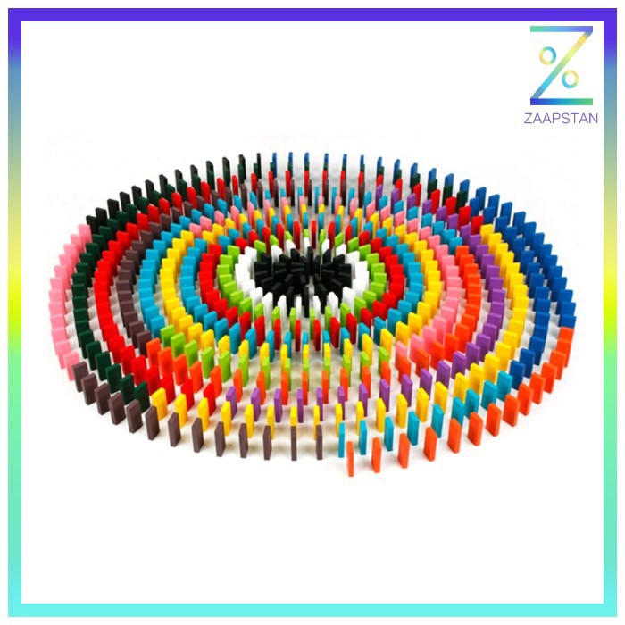 Balok Domino 120 PCS - ZMY-1 - Multi-Color