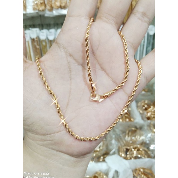 kalung tambang melintir cantik,kalung xuping murah,kalung terbaru,kalung murah