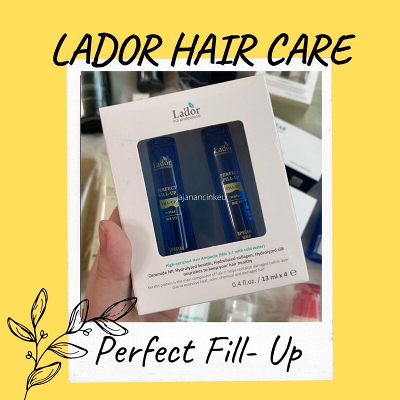 LADOR Perfect Hair Fill Up 4x13ml