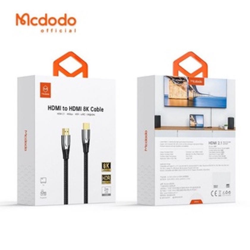 MCDODO CA-8430 Cable Hdmi To Hdmi 2.1 Cable Audio Video 8K Male 2m