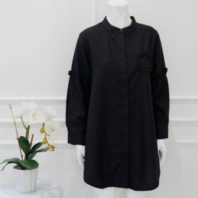 Kemeja tunik polos by edness kayla