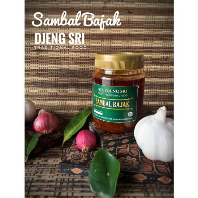 

Sambal Bajak / Sambal Terasi - Sambal Djeng Sri - Sambal Botol 200 gram