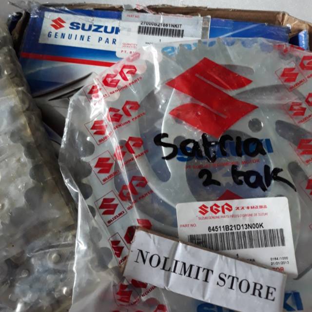 Gear Set Suzuki Satria 2 Tak Asli