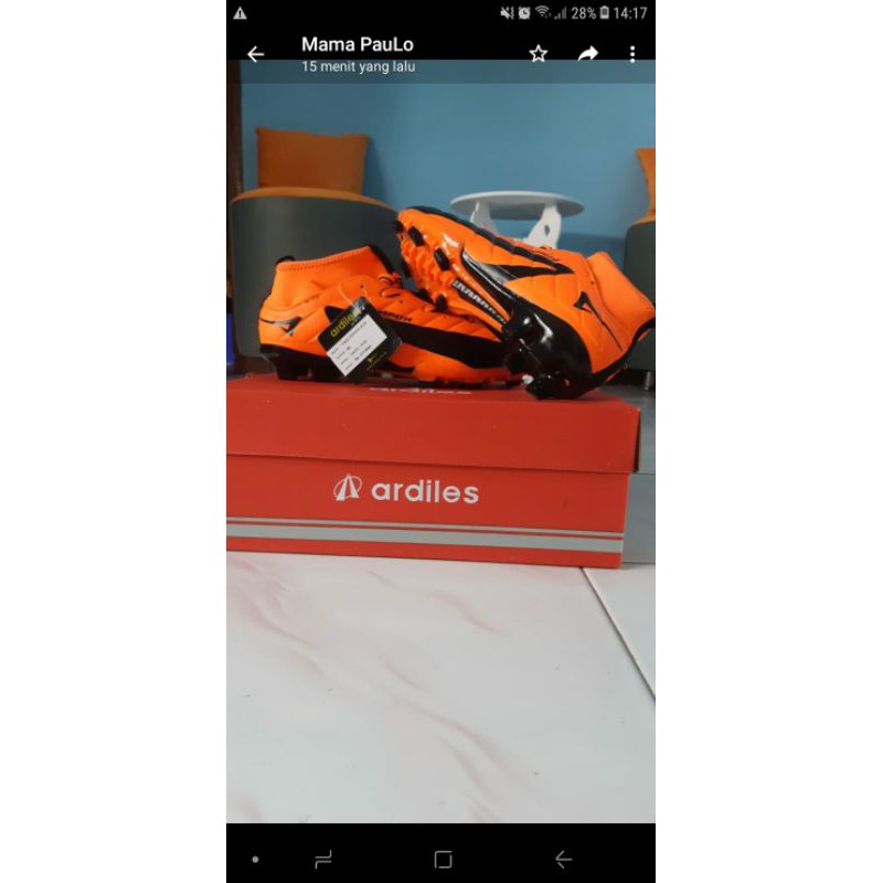 sepatu bola ardiles