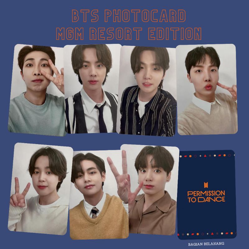 UNOFFICIAL MPC PC PTD ON STAGE SEOUL MGM PHOTOCARD PERMISSION TO DANCE