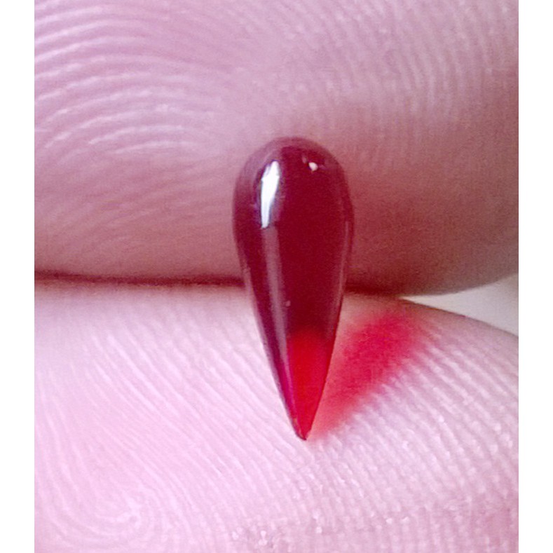 Siem batu akik air mata tetes embun drop tear obsi delima merah tua