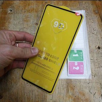 XIAOMI REDMI NOTE 9 PRO tempered glass full kaca gorila glass full 5D