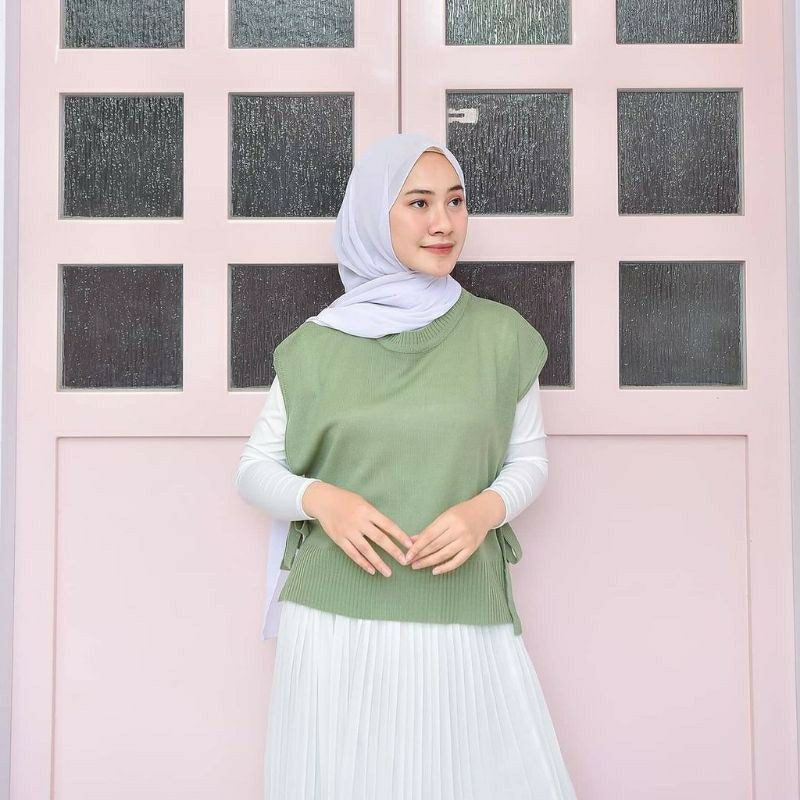 VEST- KNIT ROMPI RAJUT TALI SHYFA PREMIUM