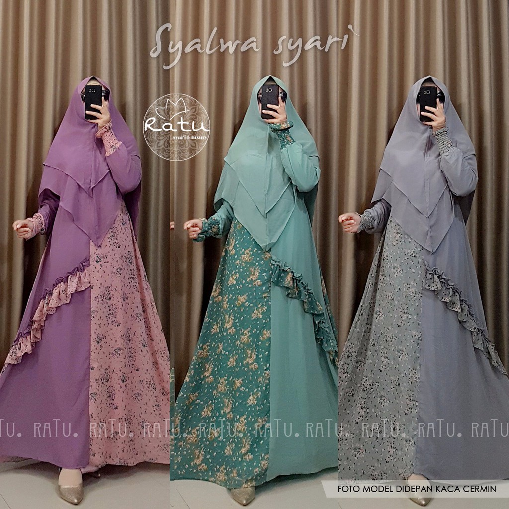 Gamis Syalwa syari by Ratu