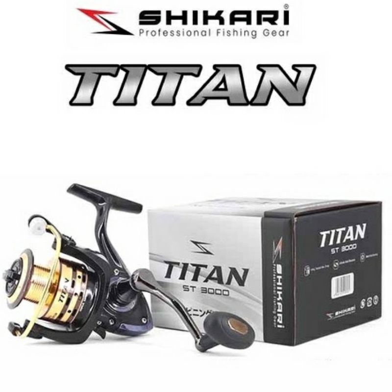REEL SHIKARI TITAN PH (power handle) 1000 2000 3000 4000 6000.   -Dapat pelindung packing 3 lapis-