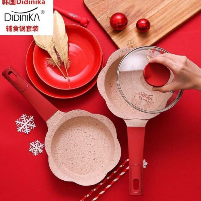 Flower Pan Didinika Panci Set Baby Cookware - Merah Ghaaziyy785.Shop