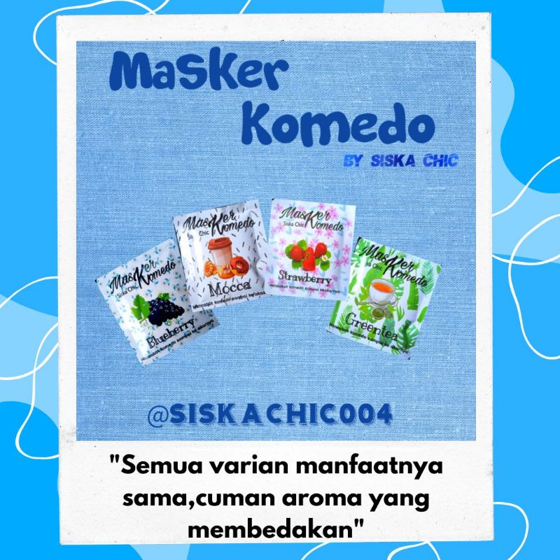 BPOM Masker Komedo Siska Chic - Masker komedo viral siska chic