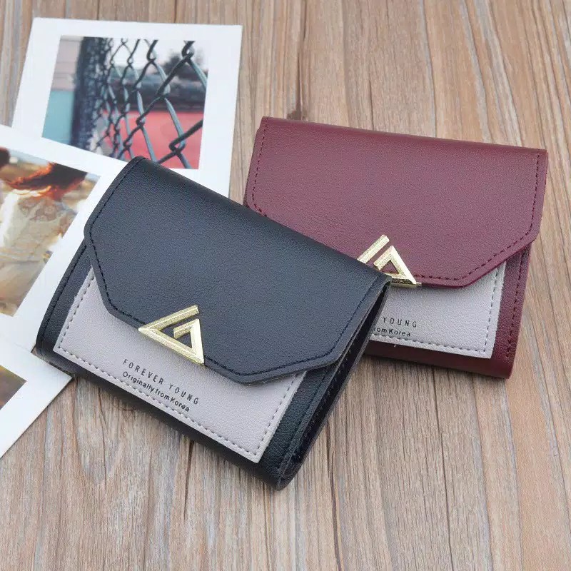 ( Fy ) COD Dompet import Dompet mini lipat Wanita Lipat dompet Cantik Dompet Import Real Pict C7