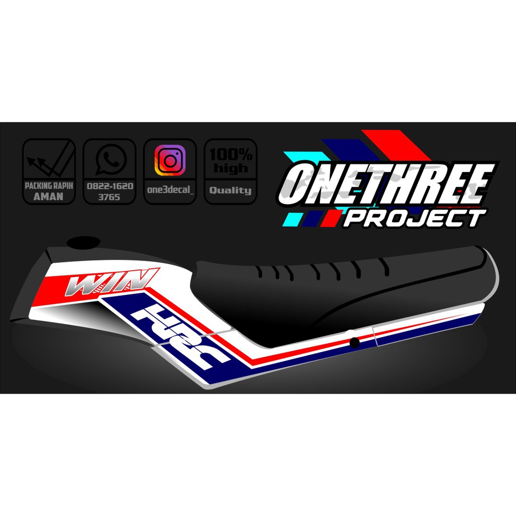 STRIPING HONDA WIN HRC STRIPING WIN 100 STRIPING HONDA WIN