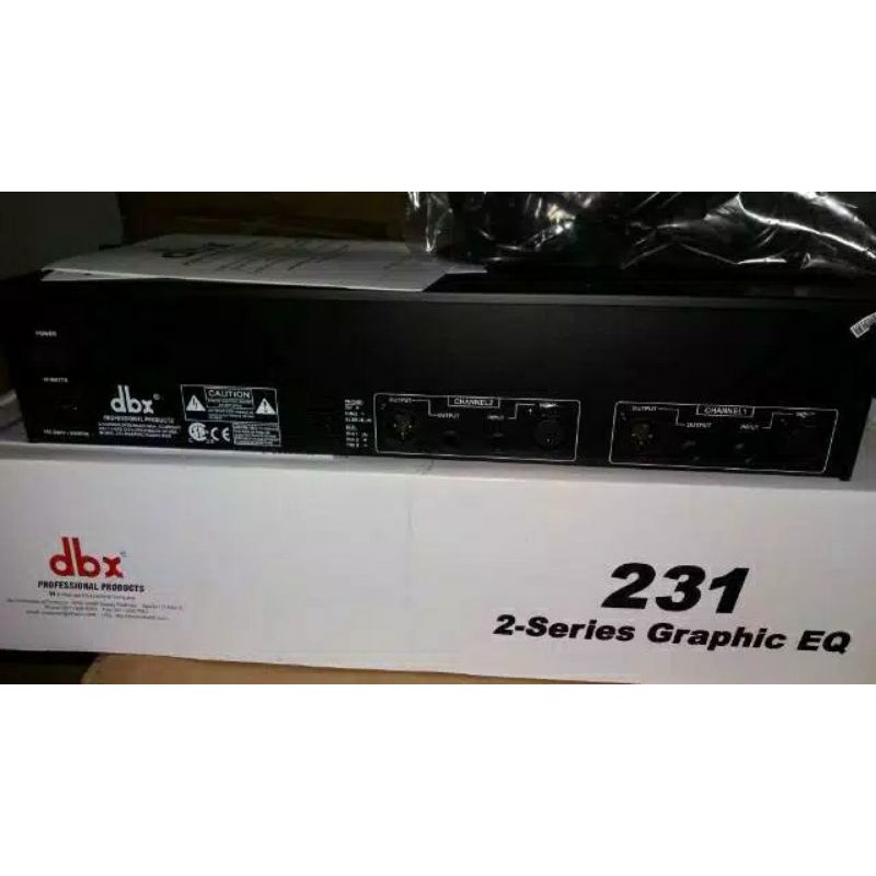 EQUALIZER DBX 231 EQUALIZER 2X31 GRAPHIC DBX231 + SUBWOOFER