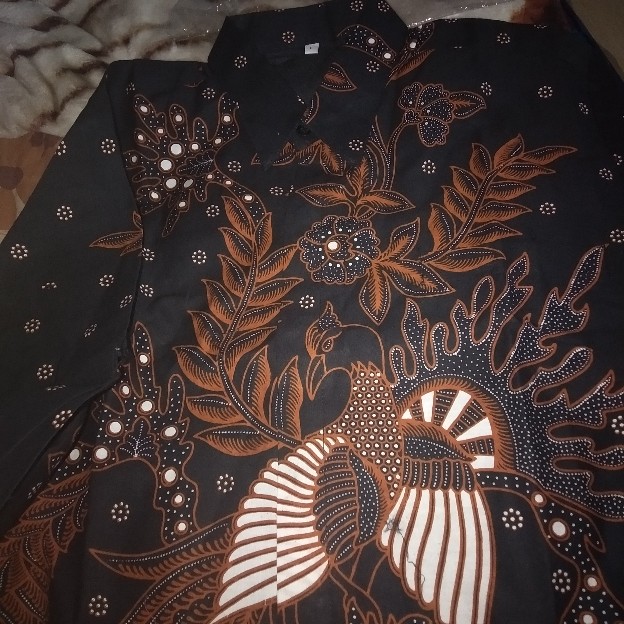 Elang Kemeja Batik Pria Lengan Panjang Full Furing Bahan Katun Sragenan By Kanaya