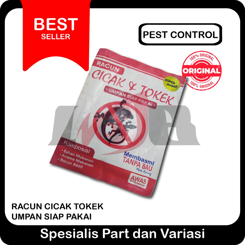 Sachet Racun Cicak Tokek Cecak Umpan Siap Pakai Ampuh Pest Control