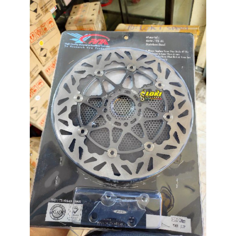 Disc Brake Cakram Piringan PSM Titanium Kembang 300 mm Floating Jupiter Fizr F1zr Rxking Mxking not Moto1 TDR-PSM JupZ Titan-titan