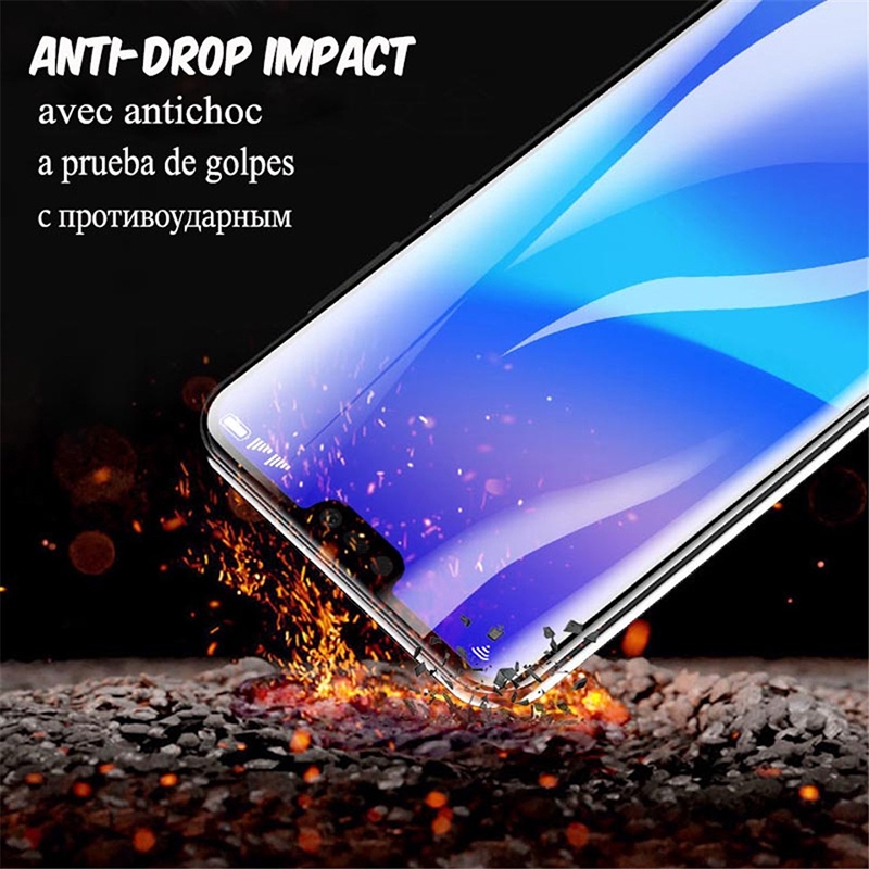 9D Full Glue Tempered Glass Huawei Nova 8i 7i 7 SE 5T 3 3i 4 4e 2 Lite Y7A Y7p 2020