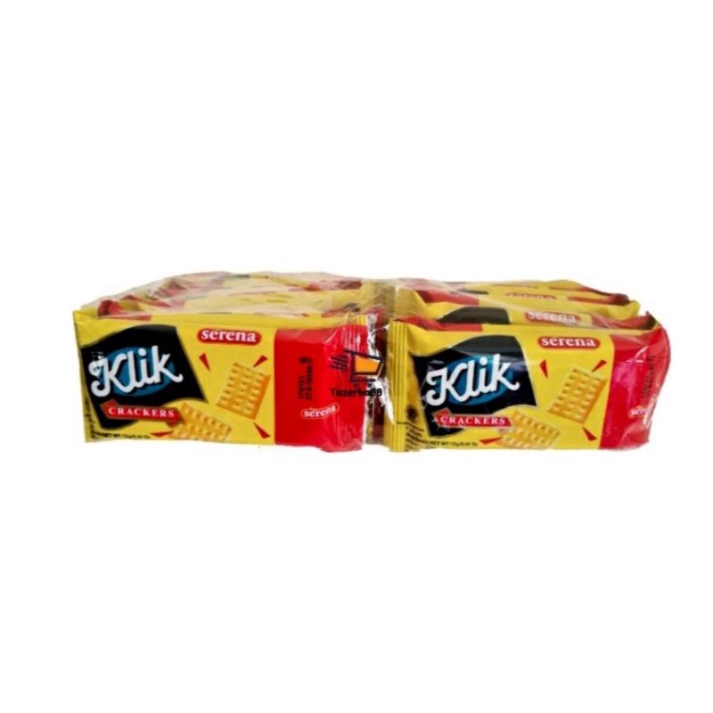 Serena Klik Crackers 12 gram (1 pack isi 20 pcs) - Roti Klik Umpan Mancing