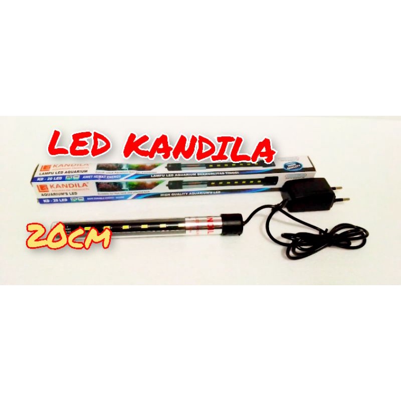 LAMPU AQUARIUM LED 20/30/40/50/60cm KANDILA (MURMER)