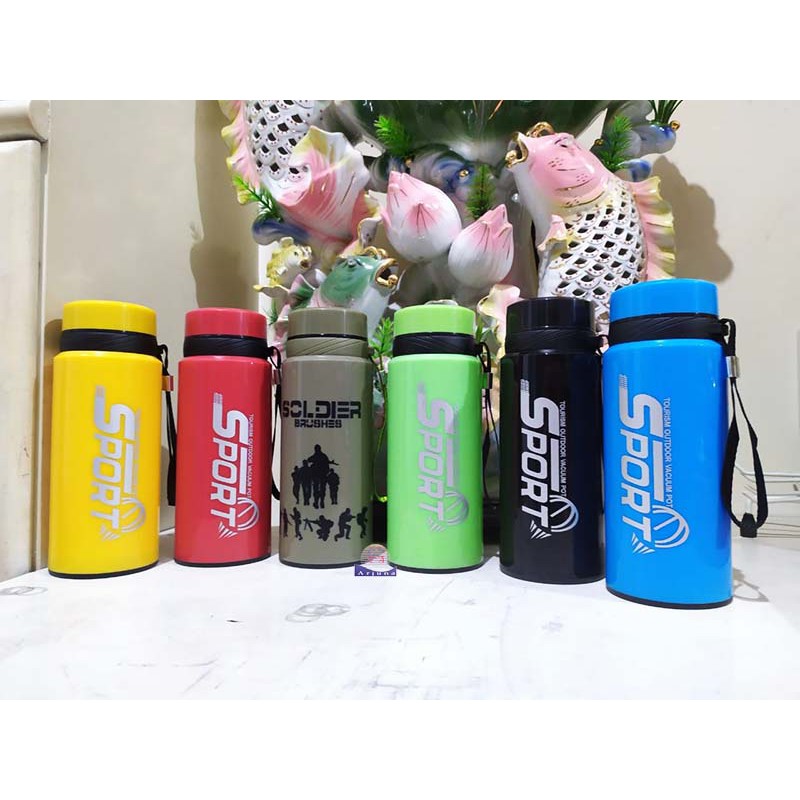 BOTOL MINUM KACA MODEL TERMOS BOTOL SPORT BOTOL MINUM 550ML