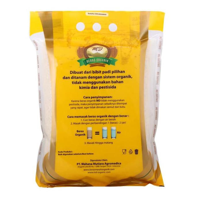 

MD - ORGANIC WHITE RICE (PANDAN WANGI) 2KG - BERAS SEHAT - PULEN