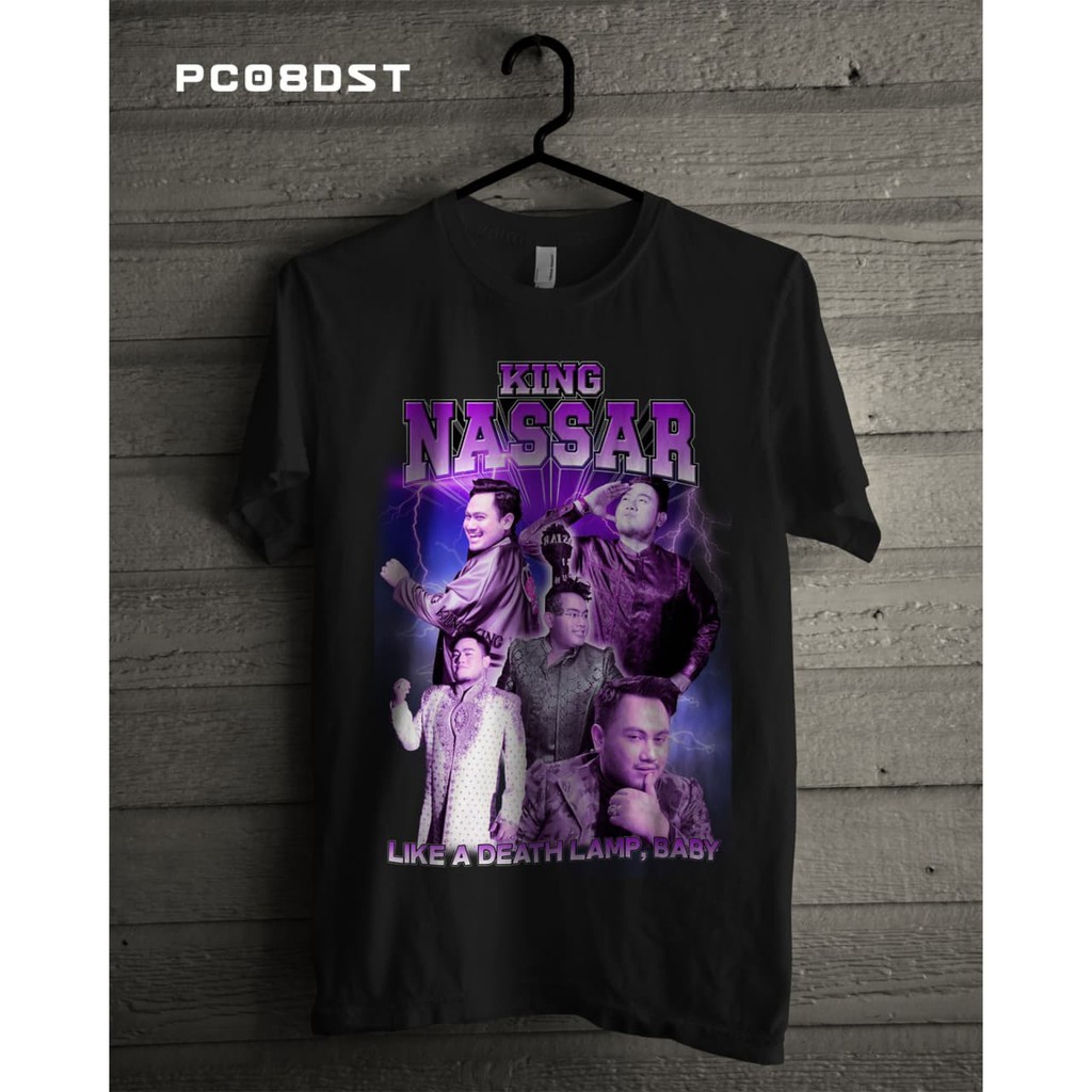 Kaos Distro Baju King Nassar Hitam Oppa Nassar Ada Size Jumbo