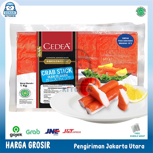 CEDEA CRAB STICK 250 GRAM &amp; 1 KG