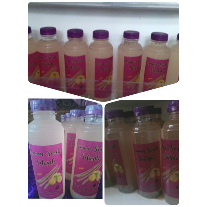 

air lemon sereh selasih