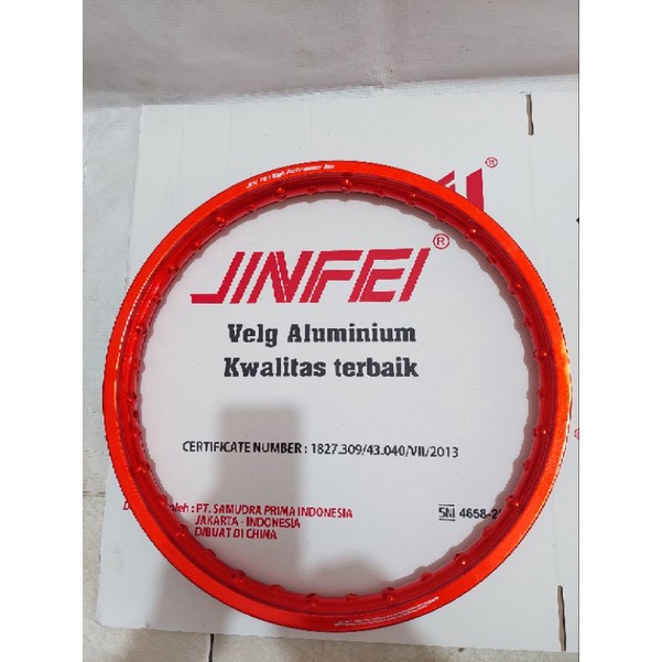 Velg almunium ring 17-140 merk Ride it dan Jin Fei