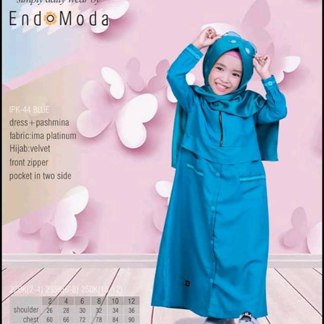 IPK 44-ENDOMODA-dress+pashmina