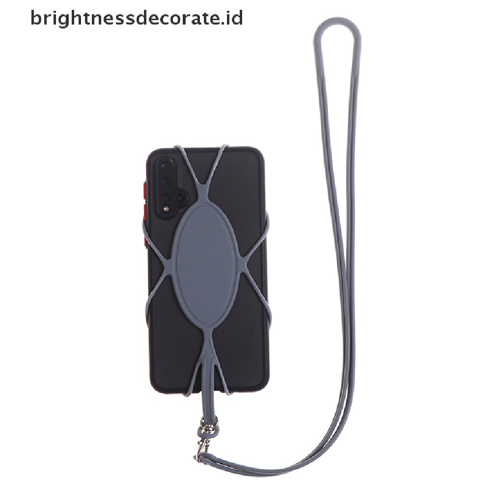 (birth) Tali Lanyard Leher Holder Handphone Universal 4.5-6 &quot;Bahan Silikon