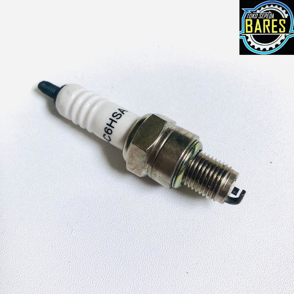 Busi Sepeda Motor RJ London R-C6HSA / Spark Plug Copper Core Premium Power