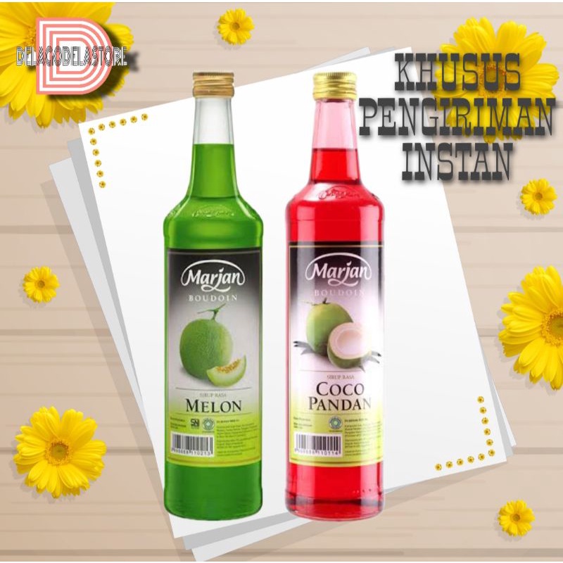 

Marjan Syrup Cocopandan 460ml / Melon 460ML / Marjan Sirup Melon