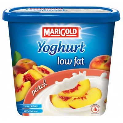 

#HANDCARRY Marigold Low Fat Yoghurt Peach 1kg - UFOHCR1964