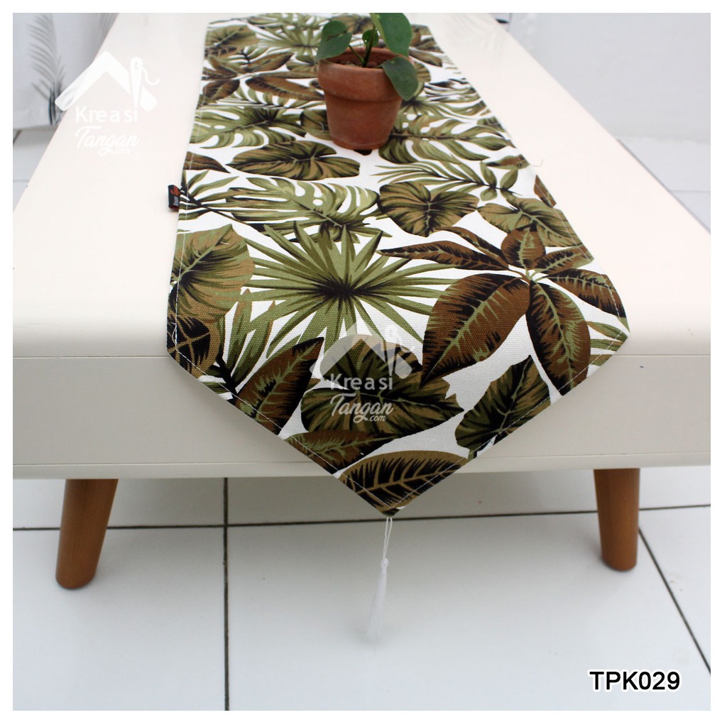 TAPLAK MEJA CANVAS MOTIF TPK029