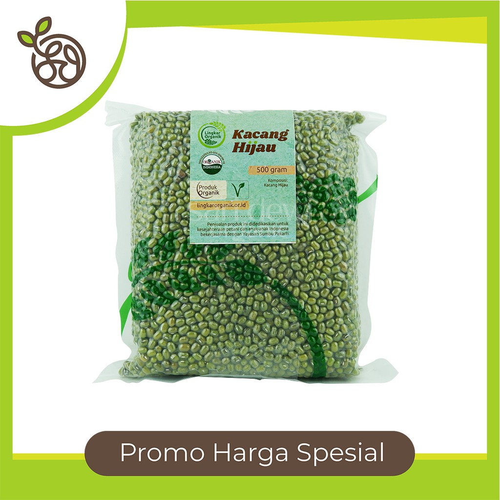 

LINGKAR ORGANIK KACANG HIJAU 500 GR