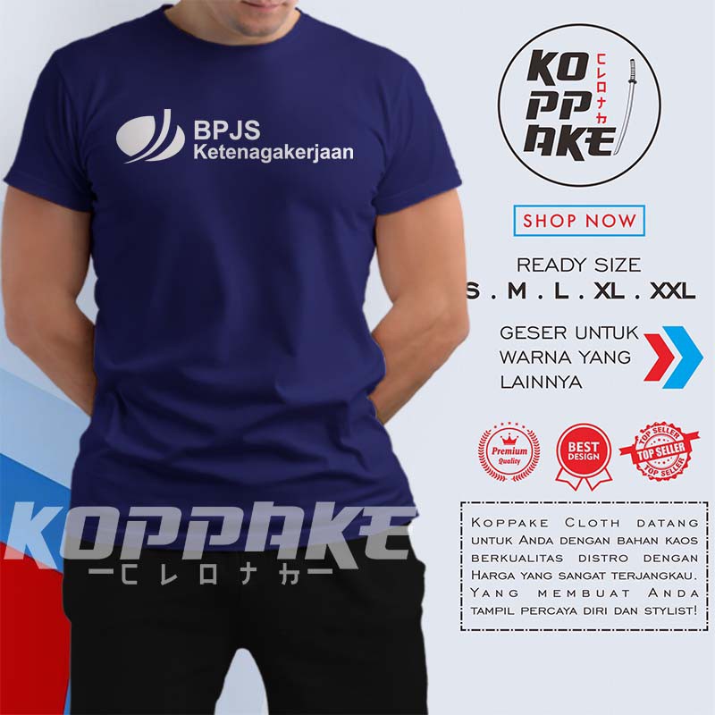 Kaos BPJS Ketenagakerjaan Logo Baju Distro