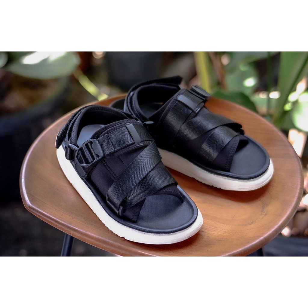 sandal kasual pria volkerfootwear artikel nikanio blackwhite