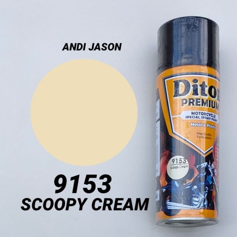 DITON PREMIUM CAT SEMPROT TAHAN BENSIN 400CC 9153 SCOOPY CREAM