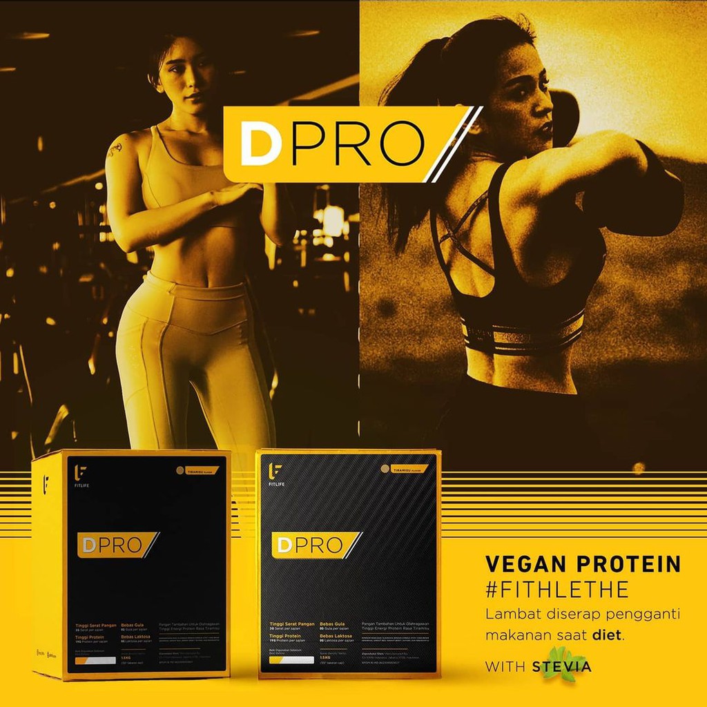 FITLIFE DPRO DietPRO 1,5kg 3,3lb Natural Meal Replace WPRO MPRO Suplemen Fitnes Diet Pengganti Makan