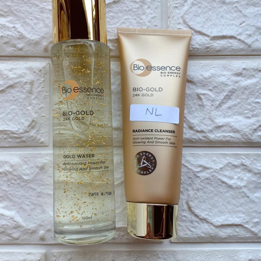 PRJD SHARE Bio Essence 24K Bio Gold Water Essence Serum Skin Awakening Day Radiance Cleanser in Jar