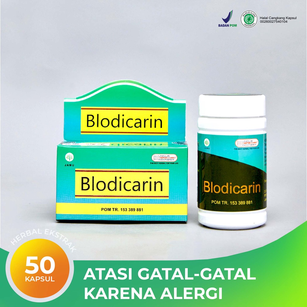 BLODICARIN,Obat Herbal Alami untuk Mengatasi Gatal-Gatal Karena Alergi
